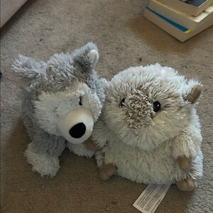 Warmies Hamster and Wolf stuff animal
